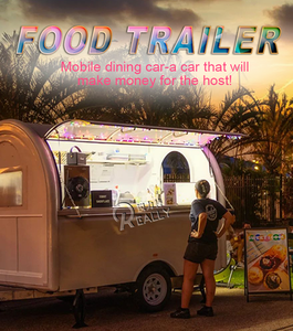 Camion de restauration rapide de rue mobile bonne remorque de nourriture de crème glacée extérieure cuisine mobile remorque de nourriture personnalisée - Product Image 6