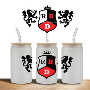Adhesivo adhesivo UVDTF personalizado listo para aplicar vidrio adhesivo permanente puede <span class=keywords><strong>RBD</strong></span> <span class=keywords><strong>Rebelde</strong></span> UV DTF Cup Wraps Transfers 16oz - Product Image 2