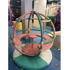 Chaise pivotante non électrique personnalisée LB-GC1200 pour 5 enfants, équipement de jeu intérieur souple pour aires de jeux, écoles et parcs d'attractions intérieurs - Product Image 1