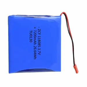 ZCF118085 7200mAh 3.7V可充电聚合物锂离子电池用于盲人平板电子阅读器