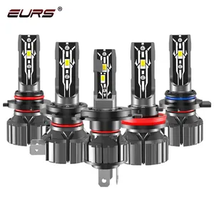 Lüfter lose LED-Lampe E2 H11 H4 H7 9006 9005 12V 6000K Mini-Größe Auto-LED-Scheinwerfer lampe Plug & Play LED-Auto licht