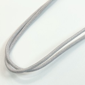 Optimal Pure Cotton Waxed <b>Rope</b> 2mm <b>Light</b> Gray Glossy Drawstring For Gift Box Packaging Binding - Product Image 4