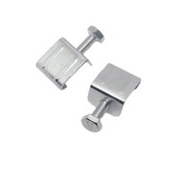Bride de serrage en acier galvanisé pour systèmes HVAC Conduits d'air Anti-Corrosion et installation facile Utilisation hospitalière et scolaire Pince en G personnalisée