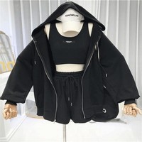 Ensemble de sport décontracté et tendance pour femme, collection Printemps/Été 2023, à manches longues, couleur unie, pour le fitness et la course, effet rajeunissant