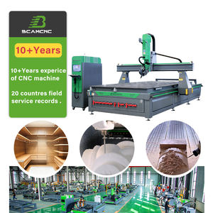 Machine CNC 4 axes pour découpe de mousse, gravure et sculpture 3D sur bois, plastique, acrylique avec ATC - Product Image 1