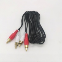 2RCA Male TO 2RCA Male DC3.5 Audio Male Ke 2 AV Audio Cable Kualitas Tinggi