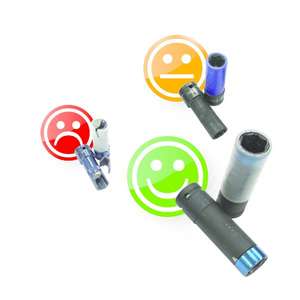 KS TOOLS - 515.0621 SlimPOWER Aluminium wheel <b>impact</b> <b>socket</b> set, extra long 1/2'', 17+19mm (2 pcs) - Product Image 5