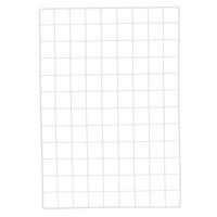 Panneaux rectangulaires en treillis métallique simple face pour présentoirs de vêtements en supermarché et grilles murales pour maternelles - Vente en gros
