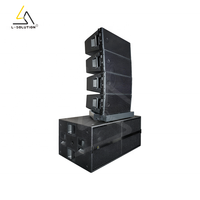 Système de sonorisation L-solution 8 pièces HDL20 & 9006A, double ligne acoustique 10 pouces, néodyme, 4 ohms, 2 pièces caisson de basses 18 pouces, jusqu'à 10400W