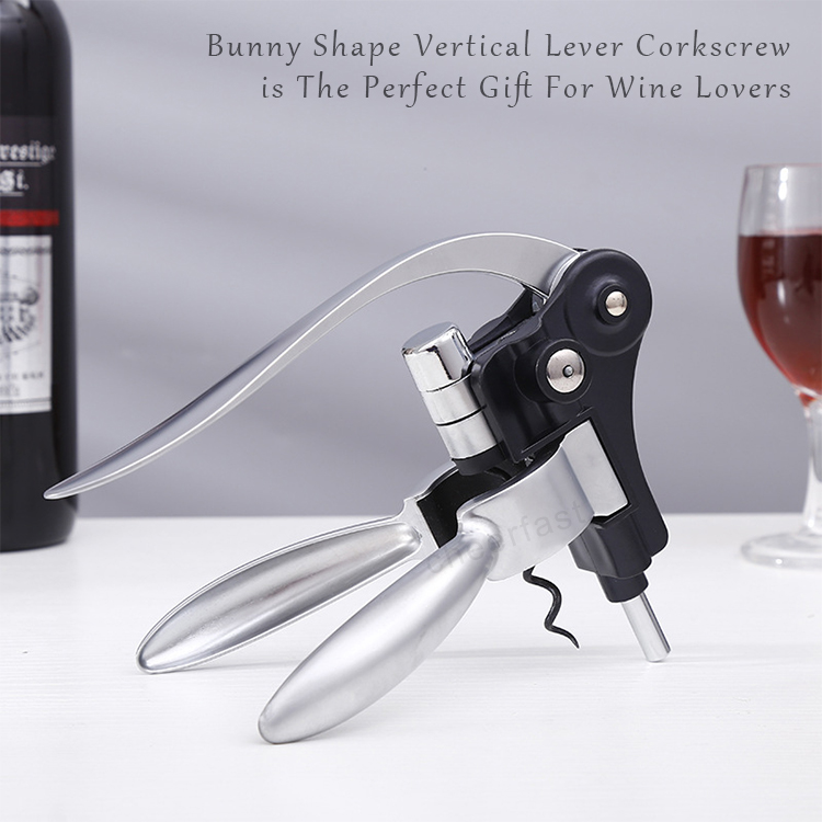 Vacu Vin Apri Bottiglie Cavatappi Singola Leva In Acciaio Inox - Foto 6