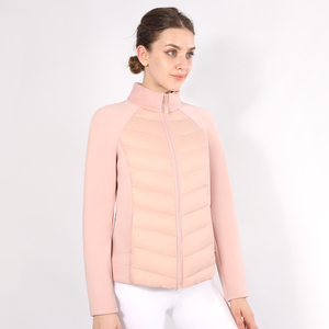 Vestes d'<span class=keywords><strong>équitation</strong></span> roses personnalisées en usine, manteau d'<span class=keywords><strong>équitation</strong></span> pour femmes, mode d'hiver, veste en duvet pour garder au chaud, jodhpurs pour femmes - Product Image 2