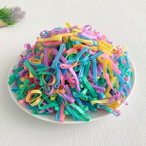Vente en gros d'usine, élastiques en caoutchouc TPR colorés, bandeaux élastiques pour les petites filles - Product Image 1