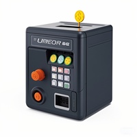 Tirelire électronique personnalisée avec comptage de pièces Tirelire à roulement automatique Boîte d'économie d'argent Pot d'argent sûr Mini distributeur automatique de billets Tirelire pour enfants