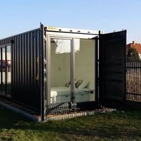 Maison conteneur préfabriquée de 40 pieds, style design industriel, avec salle de bain et cuisine pour un séjour confortable-pour chambre à coucher ou atelier