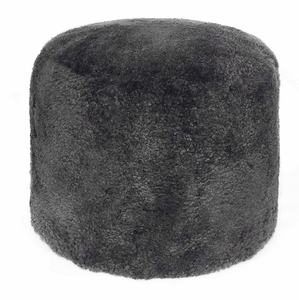 Puf otomano de piel de oveja para el hogar, taburete de piel suave, hecho a mano, 100% Lana, decorativo, Moderno - Product Image 4