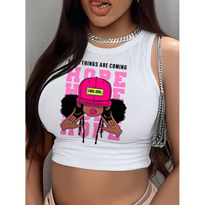 Poshprincess T-shirt Donna Personalizzata OEM, Top Senza Cuciture in Maglia <span class=keywords><strong>a</strong></span> <span class=keywords><strong>Costine</strong></span> Elasticizzata, Stile Streetwear Casual - Product Image 1