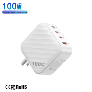 IBD Gan Multi 4 puertos portátil de viaje súper rápido <span class=keywords><strong>cargador</strong></span> tipo C PD PPS Usb a QC3.0 100W <span class=keywords><strong>cargador</strong></span> de pared para teléfono móvil portátil - Product Image 4