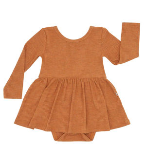 Personalizado acanalado familia trajes a juego niñas pequeñas vestidos niños bambú ropa <span class=keywords><strong>de</strong></span> bebé mono Niñas Ropa - Product Image 2