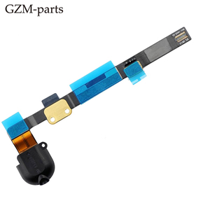 Phụ tùng thay thế cho <span class=keywords><strong>iPad</strong></span> <span class=keywords><strong>Mini</strong></span> <span class=keywords><strong>2</strong></span> 3 jack cắm tai nghe <span class=keywords><strong>Flex</strong></span> Cáp màu đen trắng - Product Image 2