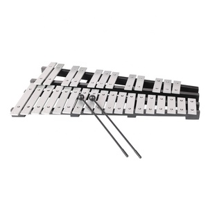 <span class=keywords><strong>Prix</strong></span> usine Glockenspiel <span class=keywords><strong>Xylophone</strong></span> Clés en métal de 30 notes Style tendance pour adultes et enfants Comprend un étui de transport en bois - Product Image 4