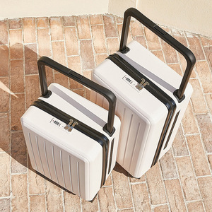 Valise à roulettes unisexe 20 pouces avec serrure à combinaison, roues pivotantes, fermeture éclair durable pour voyages d'affaires - Product Image 1