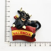 Magnet Kulkas Seni Resin Desain Buatan Tangan Stiker Magnetik untuk Dekorasi Rumah Dapur Souvenir Hadiah Grosir Dapat Disesuaikan