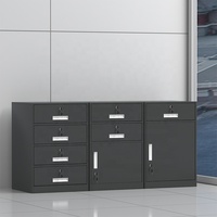 Armoire de classement en acier à 3 tiroirs avec serrure, ignifuge et durable, pour bureau, domicile, école, atelier et utilisation en extérieur
