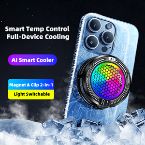 อุปกรณ์ระบายความร้อนโทรศัพท์<span class=keywords><strong>ม</strong></span>ือถือ AntarcChill RGB Gaming Phone Cooler 15W TEC Peltier พร้อ<span class=keywords><strong>ม</strong></span>พัดล<span class=keywords><strong>ม</strong></span>ระบายควา<span class=keywords><strong>ม</strong></span>ร้อน 4 ระดับควา<span class=keywords><strong>ม</strong></span>เร็ว ปรับได้ ติดตั้งด้วยคลิปแ<span class=keywords><strong>ม</strong></span>่เหล็ก - Product Image 4
