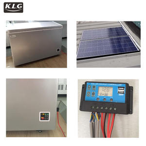 <span class=keywords><strong>Mini</strong></span> <span class=keywords><strong>congélateur</strong></span> à glace <span class=keywords><strong>horizontal</strong></span>, SD-158Y 12v 220V, porte en verre ouverte - Product Image 3