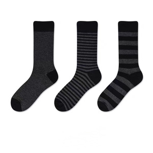 Hot Bán Người Đàn Ông Của Kinh Doanh Crew Vớ Biểu Tượng Tùy Chỉnh Thoáng Khí Yếu Tố Cần Thiết Ăn Mặc Vớ Dưới Vị Trí Mùa Xuân Tương Phản Sọc Miễn Phí - Product Image 2