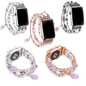Agate <span class=keywords><strong>perle</strong></span> faite à la main 40 41 42 44 45 49mm bijoux <span class=keywords><strong>perle</strong></span> chaîne ensembles perles de riz montre <span class=keywords><strong>Bracelet</strong></span> <span class=keywords><strong>perle</strong></span> pour <span class=keywords><strong>apple</strong></span> <span class=keywords><strong>Watch</strong></span> - Product Image 5