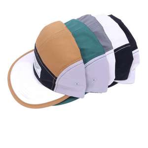 Venta al por mayor de alta calidad logotipo personalizado correa ajustable deporte de nylon 5 paneles <span class=keywords><strong>Camper</strong></span> Cap con parche Logo - Product Image 5