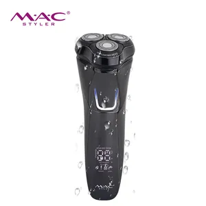 MAC Styler Electric Waterproof Foil Shaver Wet And Dry Shaving Machine 3D Rechargeable Shaver For Men