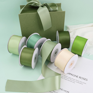 Cổ Điển Màu Rắn 38Mm Tùy Chỉnh In Đám Cưới Ghế Bánh Trang Trí Polyester Double Side Satin <span class=keywords><strong>Ribbon</strong></span> Cho Bán Buôn - Product Image 5