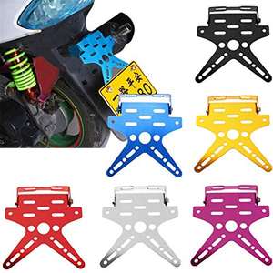 Hot Sell Motorcycle Modify <b>Parts</b> CNC Aluminum <b>Scooter</b> Motorcycle Licence Plate Bracket Holder - Product Image 4