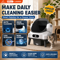 Litière pour chat intelligente de qualité supérieure OEM |   Matériau PP de haute qualité |   Conception spacieuse |   Toilette automatique certifiée CE |   Nettoyage facile