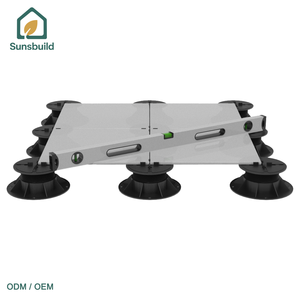 Sunsbuild Système de piédestal réglable en plastique moderne, best-seller, pour dalles de pavés, sols de cuisine et de parc, support certifié ISO - Product Image 2
