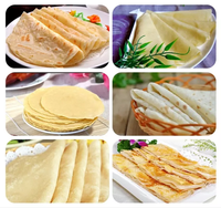Offre Spéciale automatique de haute qualité pain plat crêpe de maïs rouleau de printemps tortilla cuisson faisant la machine