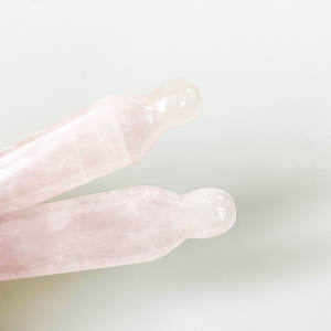 गुलाब क्वार्ट्ज गा शा स्क्रैपिंग मालिश उपकरण, मालिश wand एक्यूपंक्चर थेरेपी स्टिक पॉइंट उपचार - Product Image 4