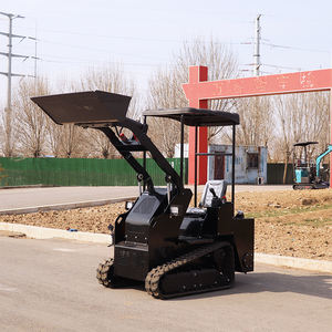 EPA CE แทร็คขนาดเล็กรถตักดีเซลไฮดรอลิกขับเคลื่อนรถตักยางที่เชื่อถือได้บัคด้านหน้าโหลดเดอร์มอเตอร์ PLC/เครื่องยนต์ - Product Image 6