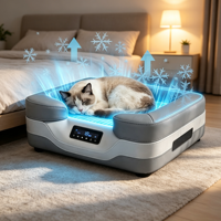 Nouveau Lit Intelligent pour Animaux 2026 avec Fonctions de Refroidissement et de Chauffage, Lit pour Animaux à Température Contrôlée, Faible Consommation d'Énergie pour Chats et Chiens