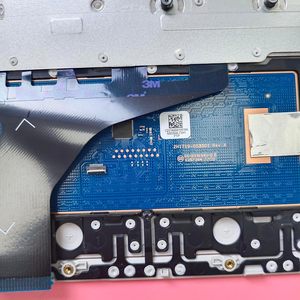 Repuesto para Teclado Retroiluminado LED USB de Bambú para Portátil 15-DW 15S-DU 15S-DY 15-DW0081WM, Pieza de Ensamblaje L52023-001 Plateado - Product Image 6