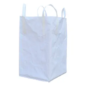 ANTI-STATIC High Quality Jumbo Bag 1000kg Big Size 1 Ton Sack Bulk Super Sack For Pet Flake Pellet Wood Silage