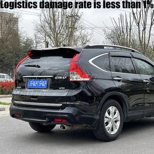 Nouvelle aileron arrière de voiture en ABS non peint avec apprêt, couvercle de décoration de becquet arrière compatible avec Honda CRV CR-V 2012 2013 2014 2015 2016 - Product Image 2