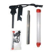 Ensemble de bâtons allume-feu multifonctionnels avec règle et chalumeau pour la cuisson en plein air et le camping, disponible en gros