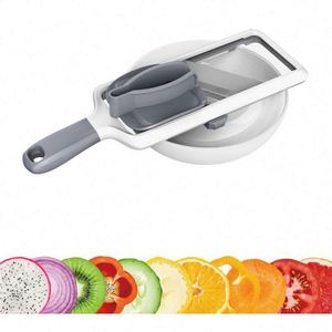 New Hot Selling Adjustable Thickness Multi-function Potato <b>Vegetable</b> Cutter Stainless Steel Blade Adjustable <b>Vegetable</b> <b>Chopper</b> - Product Image 3