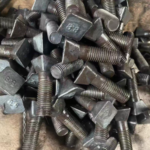 Boulon à tête carrée en acier au carbone grade 8.8, oxyde noir, M16 à M36, pour fixation de cadre de concasseur et de siège de roulement - Product Image 5