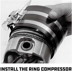 3'' 6''<b>Car</b> Engine Piston Ring Compressor Tool Installer Band Ratcheting 53mm-150mm Engine Ratchet Type <b>Clamp</b> Band Installer - Product Image 6