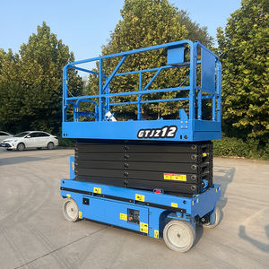 중국 제작 1 톤 가위 리프트 트레일러 전기 가위 리프트 수동 가위 비활성화 리프트 - Product Image 2