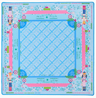 Tapis et Nappe de Mahjong Écologiques et Durables - Imperméables et Antidérapants pour Poker et Jeux de Société Familiaux 4 Joueurs en Néoprène